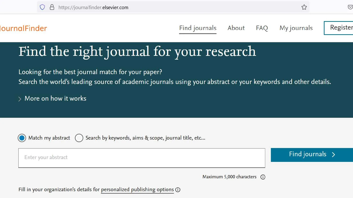 Four tools for finding a journal for your research article 